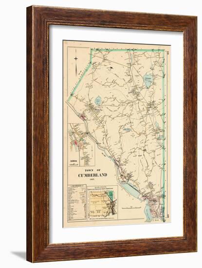 1895, Cumberland Town, Rhode Island, United States-null-Framed Giclee Print