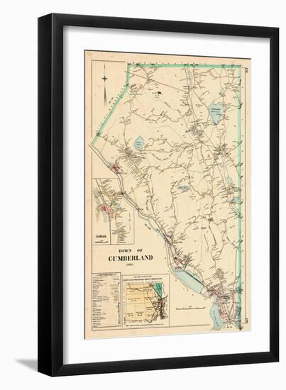 1895, Cumberland Town, Rhode Island, United States-null-Framed Giclee Print