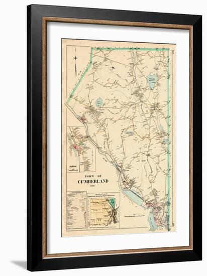 1895, Cumberland Town, Rhode Island, United States-null-Framed Giclee Print