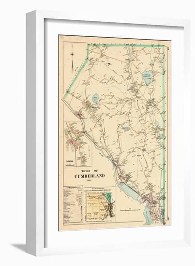 1895, Cumberland Town, Rhode Island, United States-null-Framed Giclee Print