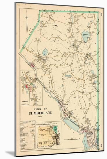 1895, Cumberland Town, Rhode Island, United States-null-Mounted Giclee Print
