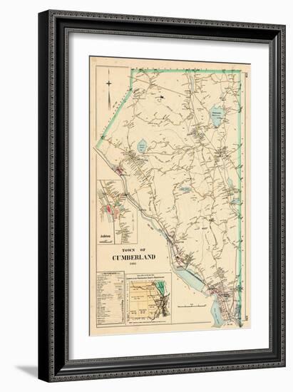 1895, Cumberland Town, Rhode Island, United States-null-Framed Giclee Print