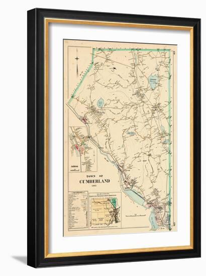 1895, Cumberland Town, Rhode Island, United States-null-Framed Giclee Print