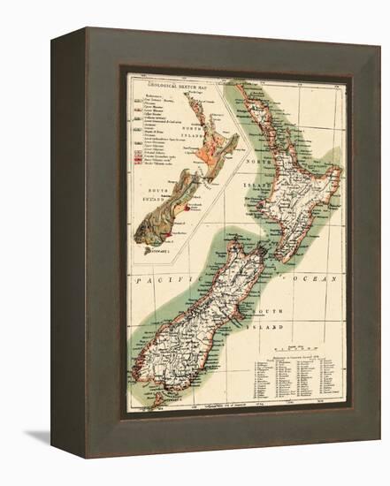 1895, New Zealand-null-Framed Premier Image Canvas