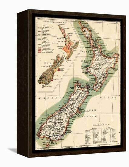 1895, New Zealand-null-Framed Premier Image Canvas