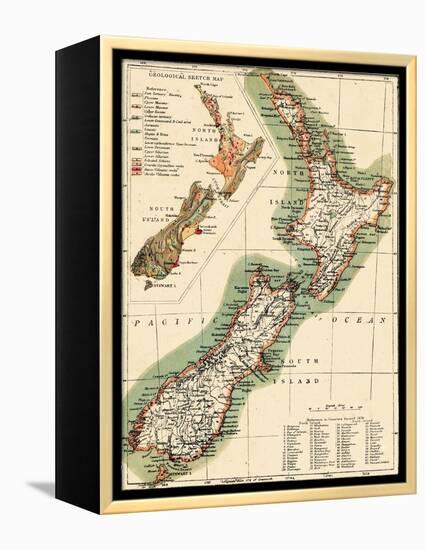 1895, New Zealand-null-Framed Premier Image Canvas