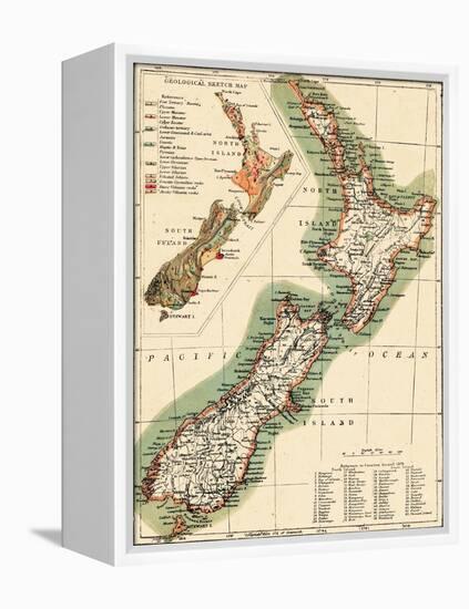 1895, New Zealand-null-Framed Premier Image Canvas