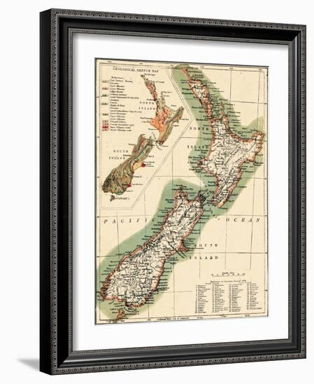 1895, New Zealand-null-Framed Giclee Print