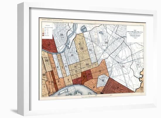 1895, Philadelphia, Diarrheal Diseases, Pennsylvania, United States-null-Framed Giclee Print