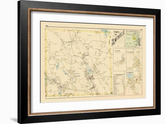 1895, Smithfield, Enfield, Greenville, Georgiaville, Rhode Island, United States-null-Framed Giclee Print