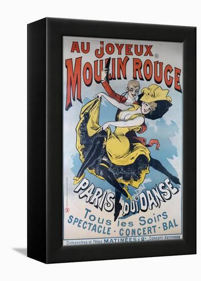 1896- Au Joyeux Moulin Rouge - Choubrac-Alfred Choubrac-Framed Premier Image Canvas