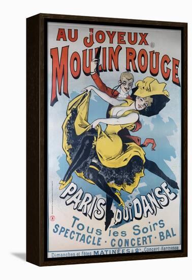 1896- Au Joyeux Moulin Rouge - Choubrac-Alfred Choubrac-Framed Premier Image Canvas