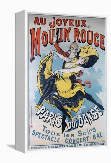 1896- Au Joyeux Moulin Rouge - Choubrac-Alfred Choubrac-Framed Premier Image Canvas