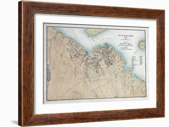 1896, Bar Harbor 1896, Maine, United States-null-Framed Giclee Print