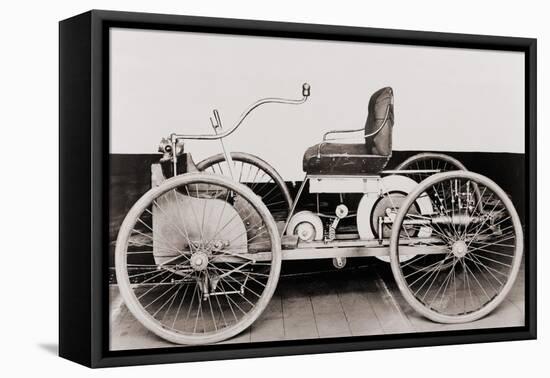 1896 Ford, a Gasoline-Powered Motor Car, Which its Maker, Henry Ford, Called 'Quadricycle-null-Framed Stretched Canvas