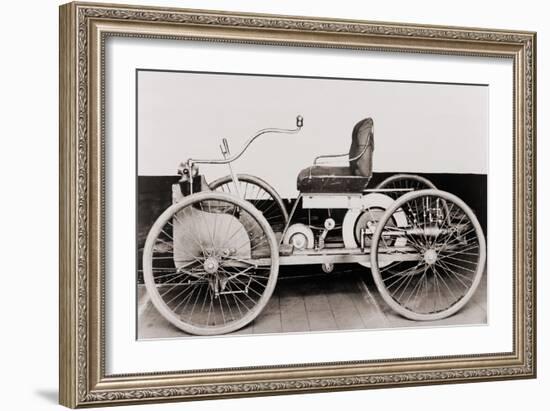 1896 Ford, a Gasoline-Powered Motor Car, Which its Maker, Henry Ford, Called 'Quadricycle-null-Framed Art Print