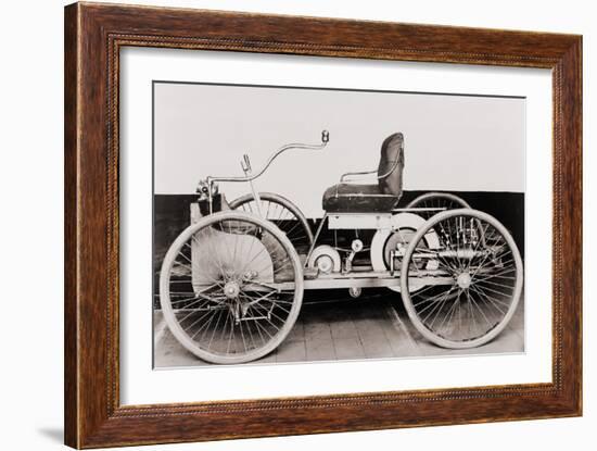 1896 Ford, a Gasoline-Powered Motor Car, Which its Maker, Henry Ford, Called 'Quadricycle-null-Framed Art Print