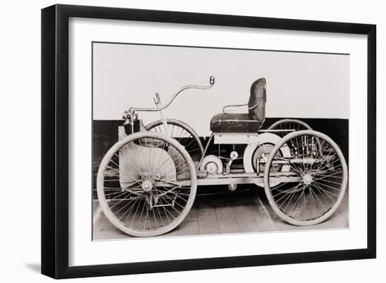 1896 Ford, a Gasoline-Powered Motor Car, Which its Maker, Henry Ford, Called 'Quadricycle-null-Framed Art Print