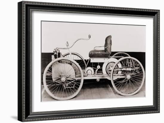 1896 Ford, a Gasoline-Powered Motor Car, Which its Maker, Henry Ford, Called 'Quadricycle-null-Framed Art Print