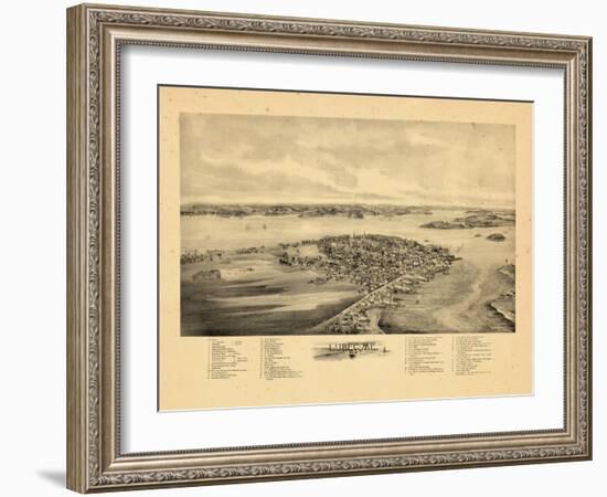 1896, Lubec, Maine-null-Framed Giclee Print