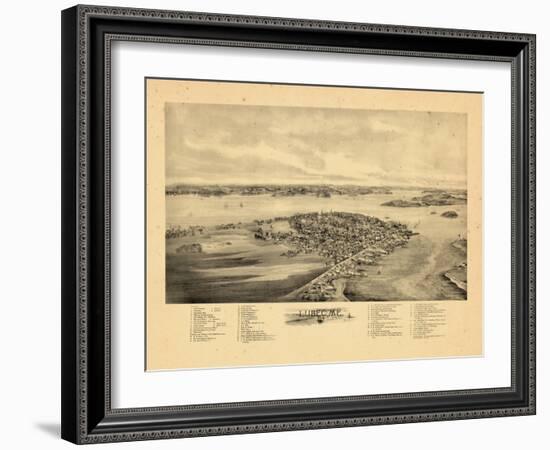 1896, Lubec, Maine-null-Framed Giclee Print