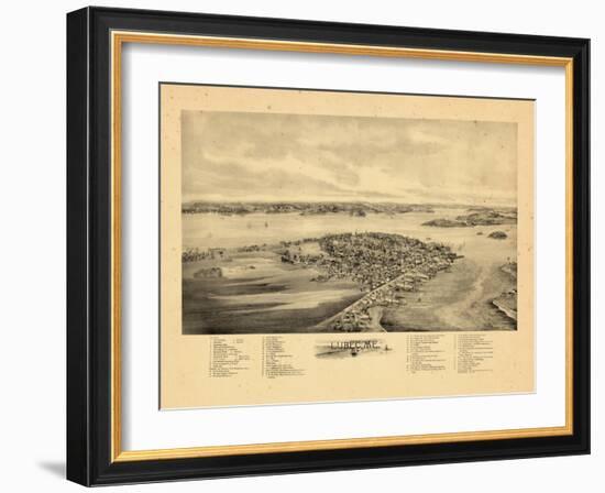 1896, Lubec, Maine-null-Framed Giclee Print