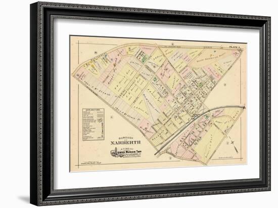 1896, Narberth, Pennsylvania, United States-null-Framed Giclee Print