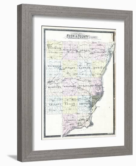 1896, Peoria County, Illinois, United States-null-Framed Giclee Print