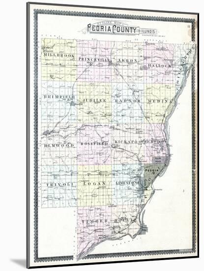 1896, Peoria County, Illinois, United States-null-Mounted Giclee Print