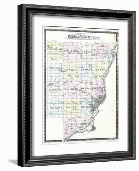 1896, Peoria County, Illinois, United States-null-Framed Giclee Print