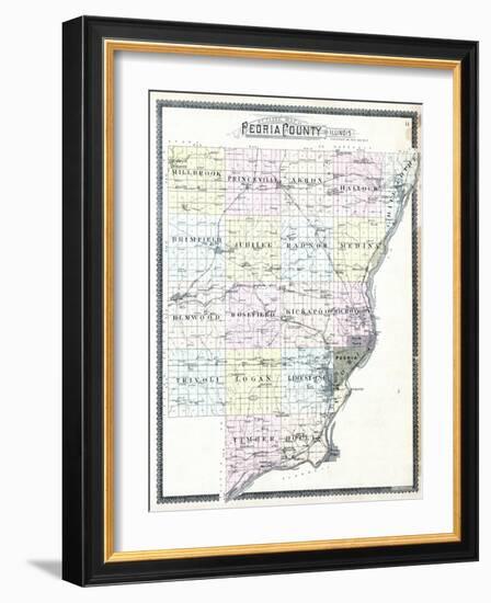 1896, Peoria County, Illinois, United States-null-Framed Giclee Print