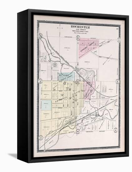 1896, Rochester, Michigan, United States-null-Framed Premier Image Canvas
