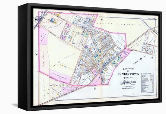 1897, Jenkintown, Pennsylvania, United States-null-Framed Premier Image Canvas