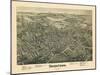 1897, Uniontown Bird's Eye View, Pennsylvania, United States-null-Mounted Giclee Print