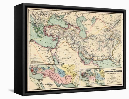 1898, 500 BC, Egypt, Libya, Armenia, Iran, Iraq, Saudi Arabia, Syria, Turkey, Jordan-null-Framed Premier Image Canvas