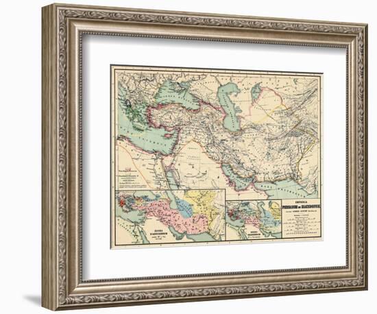 1898, 500 BC, Egypt, Libya, Armenia, Iran, Iraq, Saudi Arabia, Syria, Turkey, Jordan-null-Framed Giclee Print