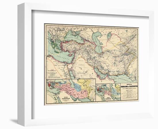 1898, 500 BC, Egypt, Libya, Armenia, Iran, Iraq, Saudi Arabia, Syria, Turkey, Jordan--Framed Giclee Print