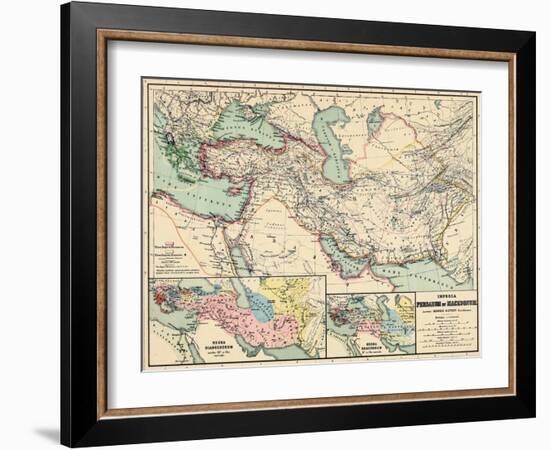 1898, 500 BC, Egypt, Libya, Armenia, Iran, Iraq, Saudi Arabia, Syria, Turkey, Jordan-null-Framed Giclee Print