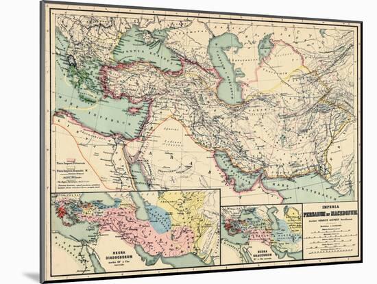 1898, 500 BC, Egypt, Libya, Armenia, Iran, Iraq, Saudi Arabia, Syria, Turkey, Jordan-null-Mounted Giclee Print