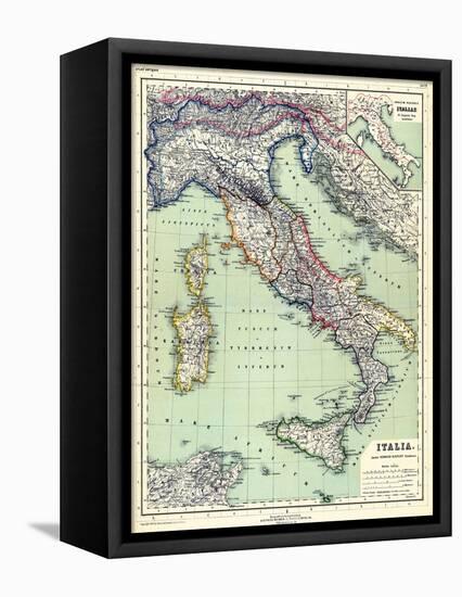 1898, 500 BC, Italy, Italia, Italiae-null-Framed Premier Image Canvas