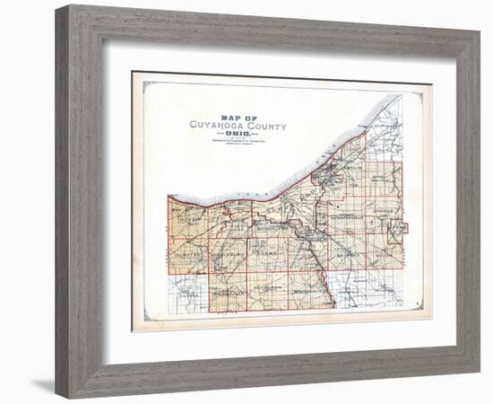 1898, Cuyahoga County, Ohio, United States-null-Framed Giclee Print