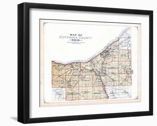 1898, Cuyahoga County, Ohio, United States-null-Framed Giclee Print