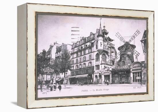 1898 Façade du Moulin Rouge.-null-Framed Premier Image Canvas