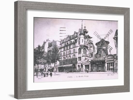 1898 Façade du Moulin Rouge.-null-Framed Giclee Print