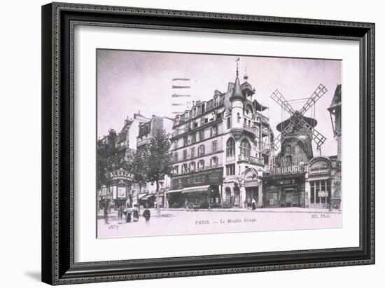 1898 Façade du Moulin Rouge.-null-Framed Giclee Print