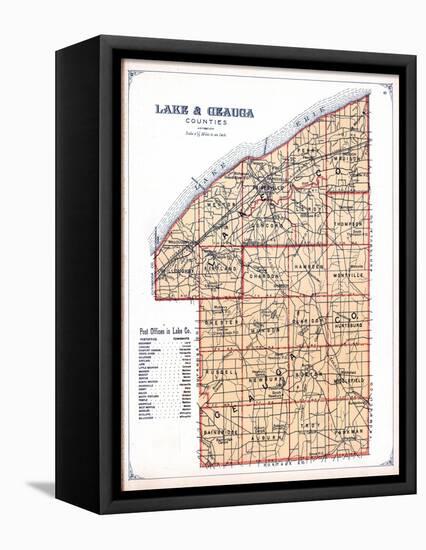 1898, Lake and Geauga Counties, Ohio, United States-null-Framed Premier Image Canvas