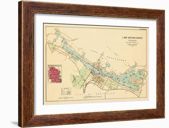 1898, Lake Quinsigamond, Massachusetts, United States-null-Framed Giclee Print