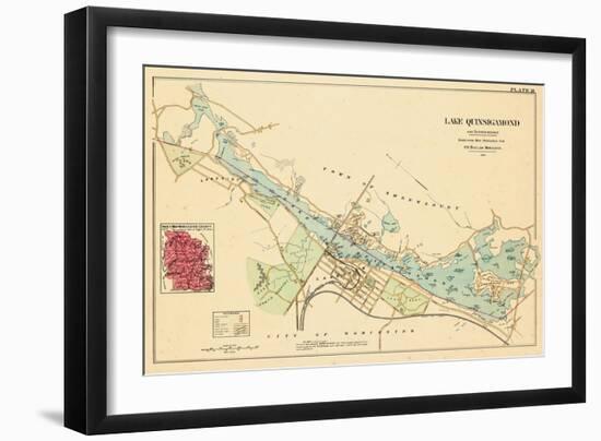 1898, Lake Quinsigamond, Massachusetts, United States-null-Framed Giclee Print