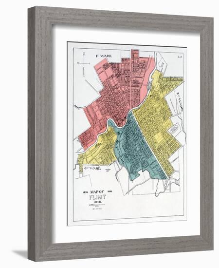 1899, Flint, Michigan, United States-null-Framed Giclee Print