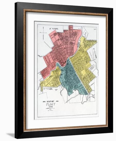 1899, Flint, Michigan, United States-null-Framed Giclee Print